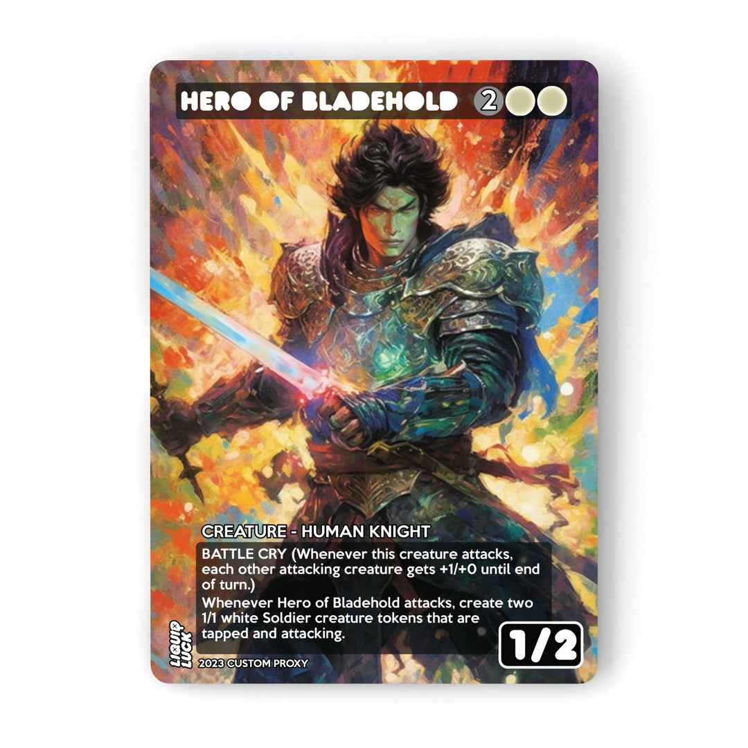 Hero of Bladehold MTG Proxy