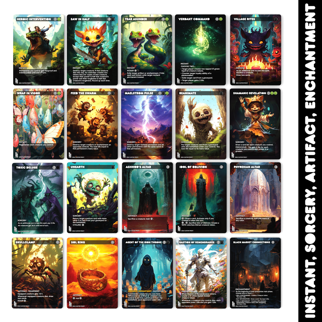 Chatterfang, Squirrel General – Squirrel Tribal Token Generator | MTG Commander EDH Proxy Deck | 100 Card Ready-to-Play