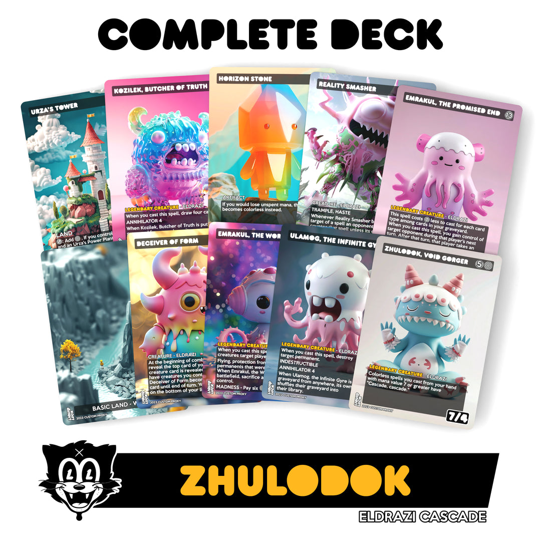 Zhulodok, Void Gorger – Eldrazi Cascade Chaos | MTG Commander EDH Proxy Deck | 100 Card Ready-to-Play