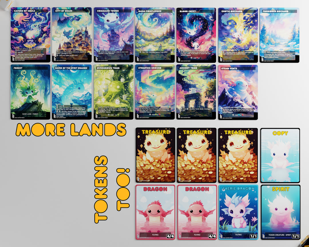 The Ur-Dragon – 5-Color Dragon Tribal | MTG Commander EDH Proxy Deck | 100 Card Ready-to-Play