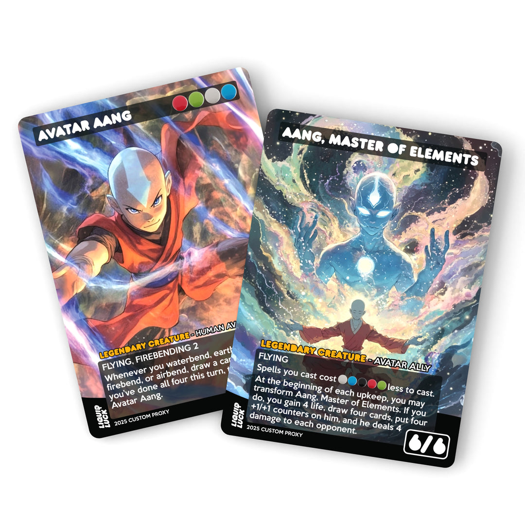 Avatar Aang // Aang, Master of Elements MTG Proxy