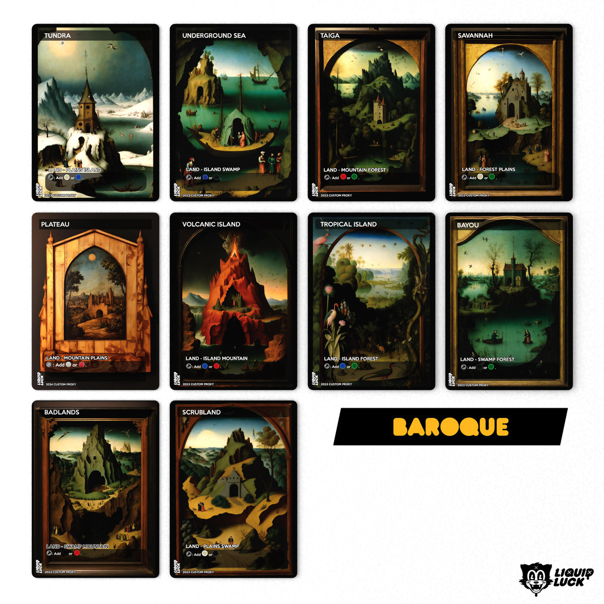 MTG Proxy Dual Land Set – 10 Card Ready-to-Play Collection