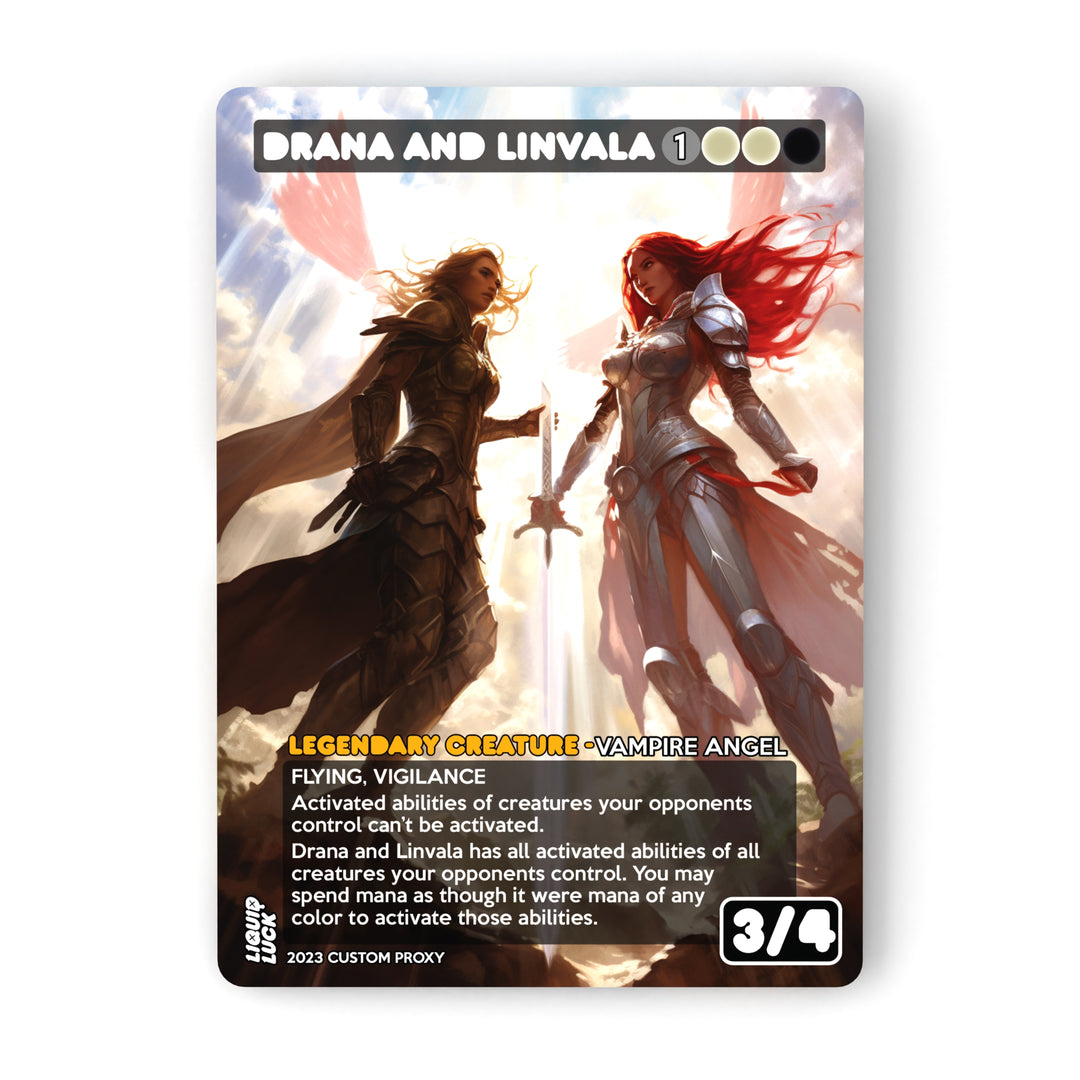 Drana and Linvala MTG Proxy