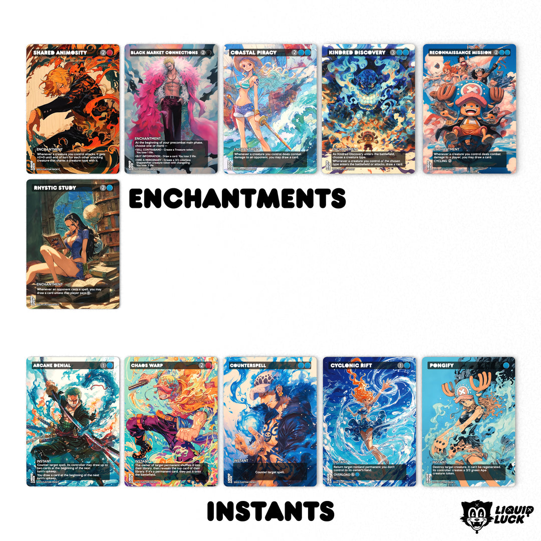 Admiral Brass - One Piece Pirate Tribal – Anime Themed MTG Commander EDH Proxy Deck | 100 Card Ready-to-Play