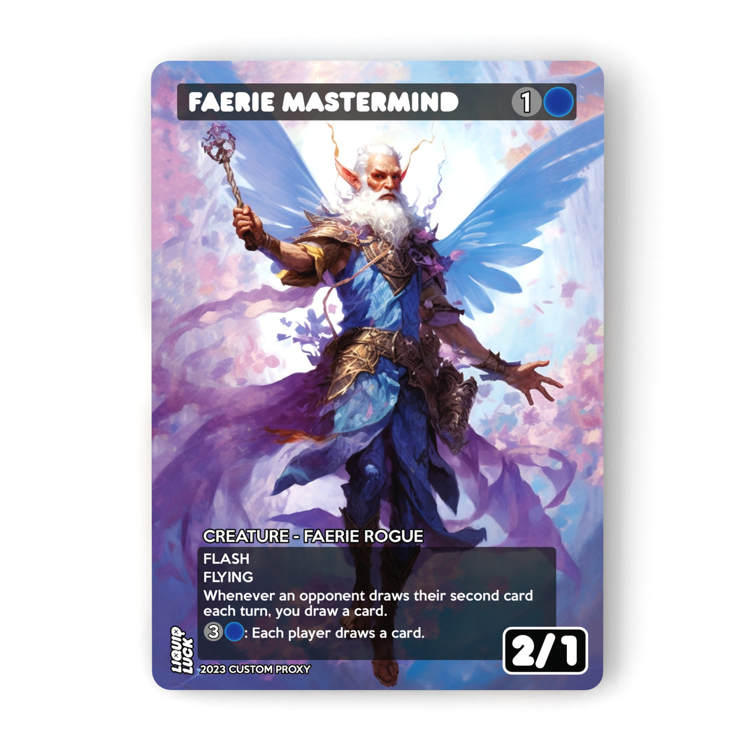 Faerie Mastermind MTG Proxy