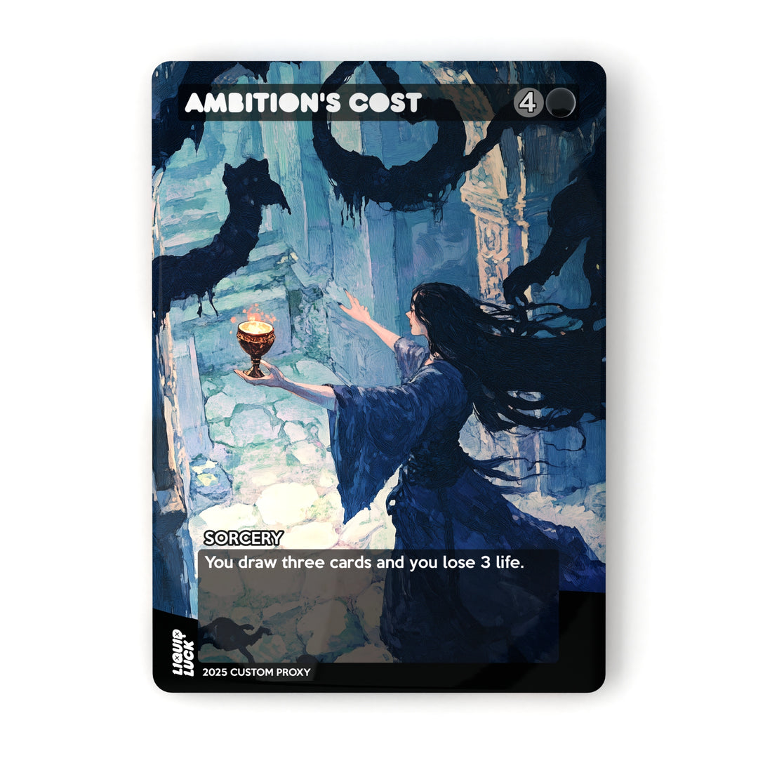Ambition's Cost MTG Proxy