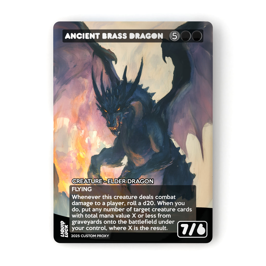 Ancient Brass Dragon MTG Proxy