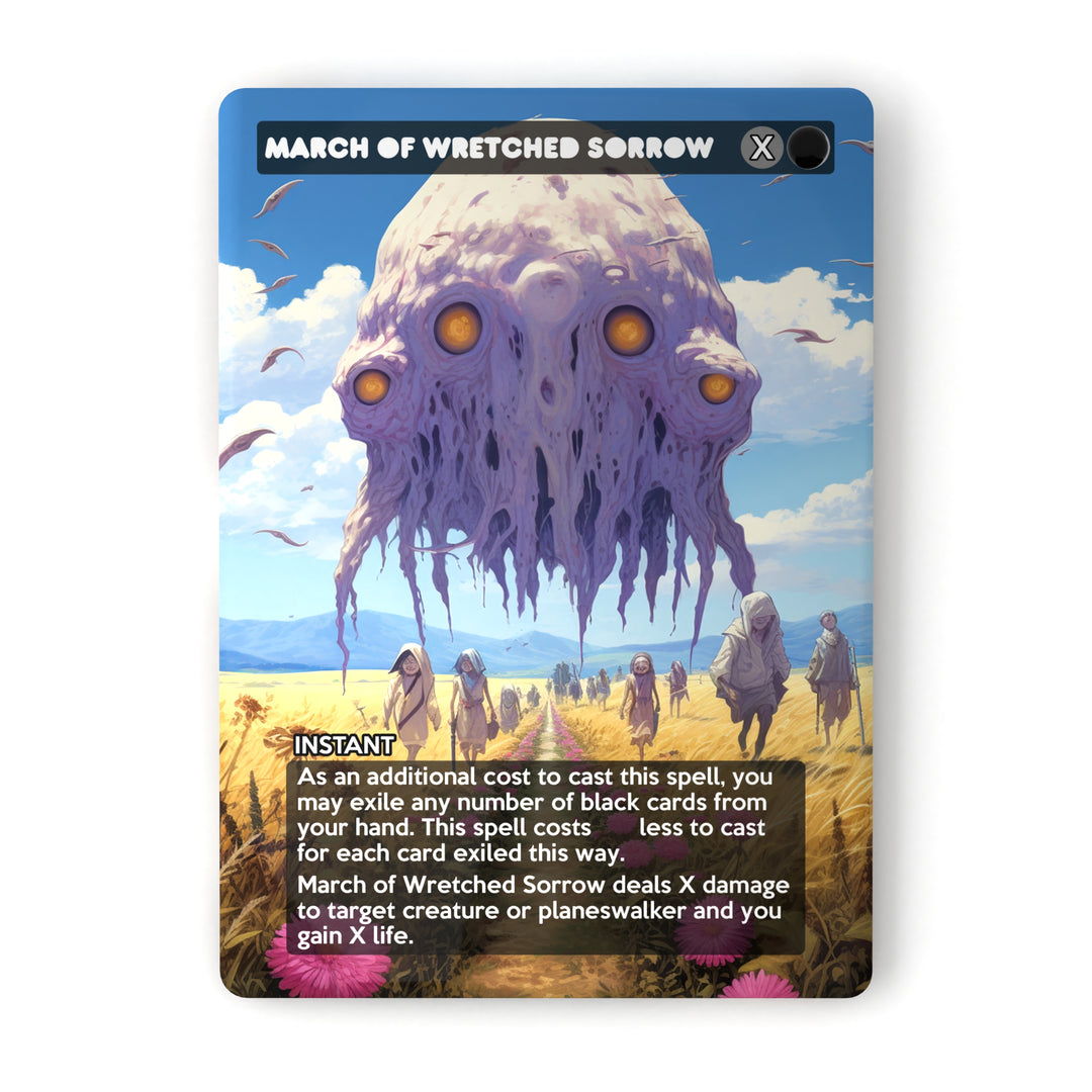 March of Wretched Sorrow MTG Proxy