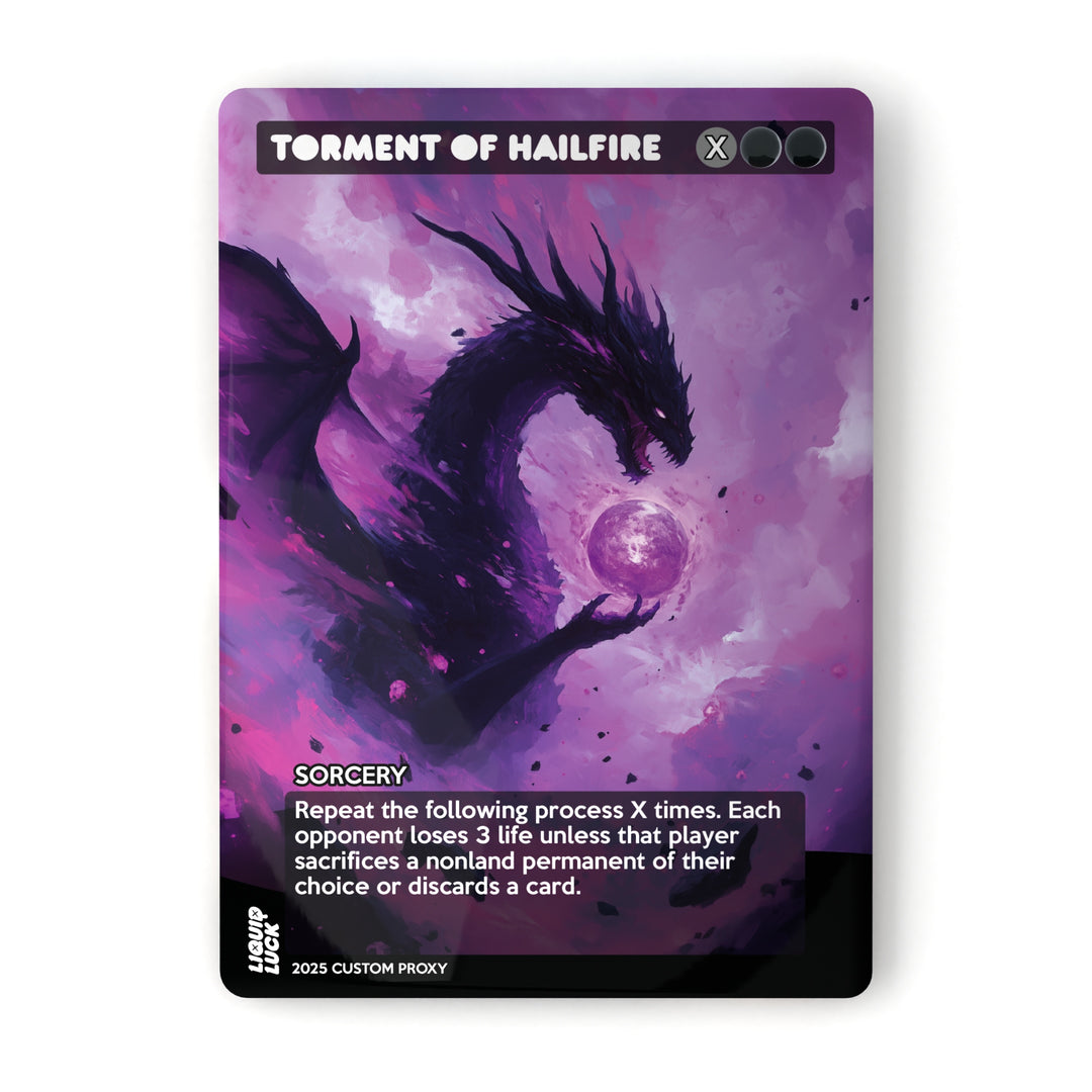 Torment of Hailfire MTG Proxy