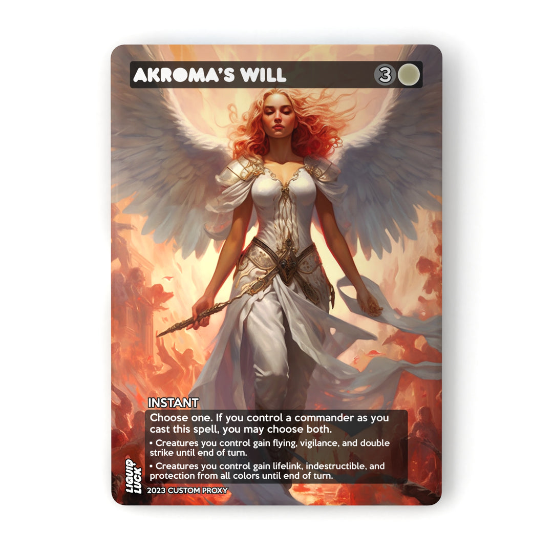 Akroma's Will MTG Proxy