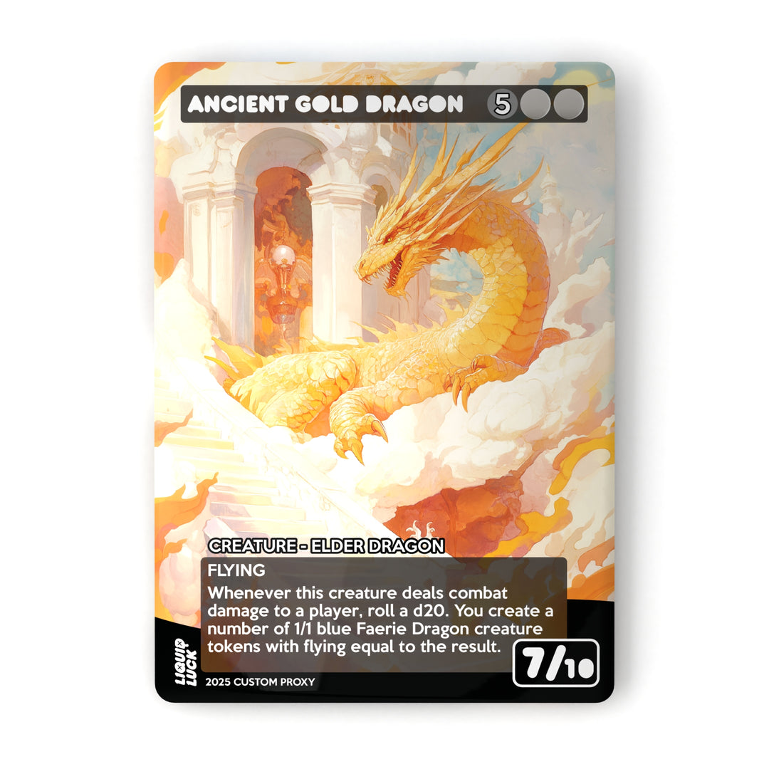 Ancient Gold Dragon MTG Proxy