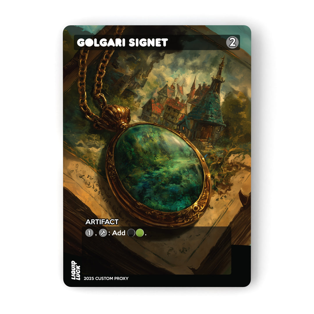 Golgari Signet MTG Proxy