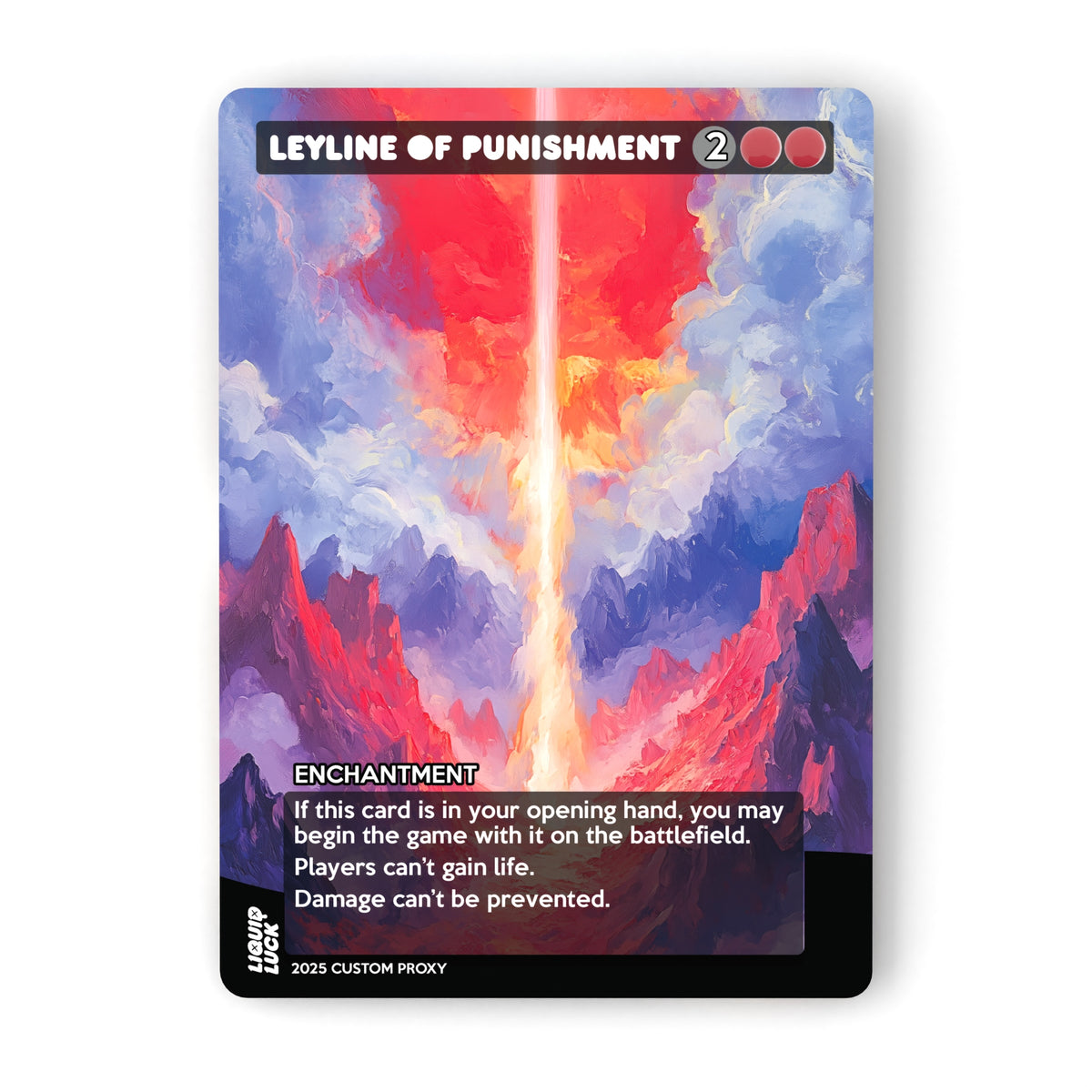 leyline mtg cards of the Void Magic the Gathering Proxy Enchantment Rarity Leyline of Sanctity  Ryan