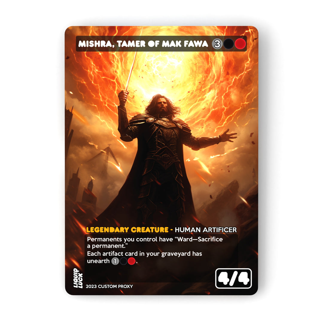 Mishra, Tamer of Mak Fawa MTG Proxy