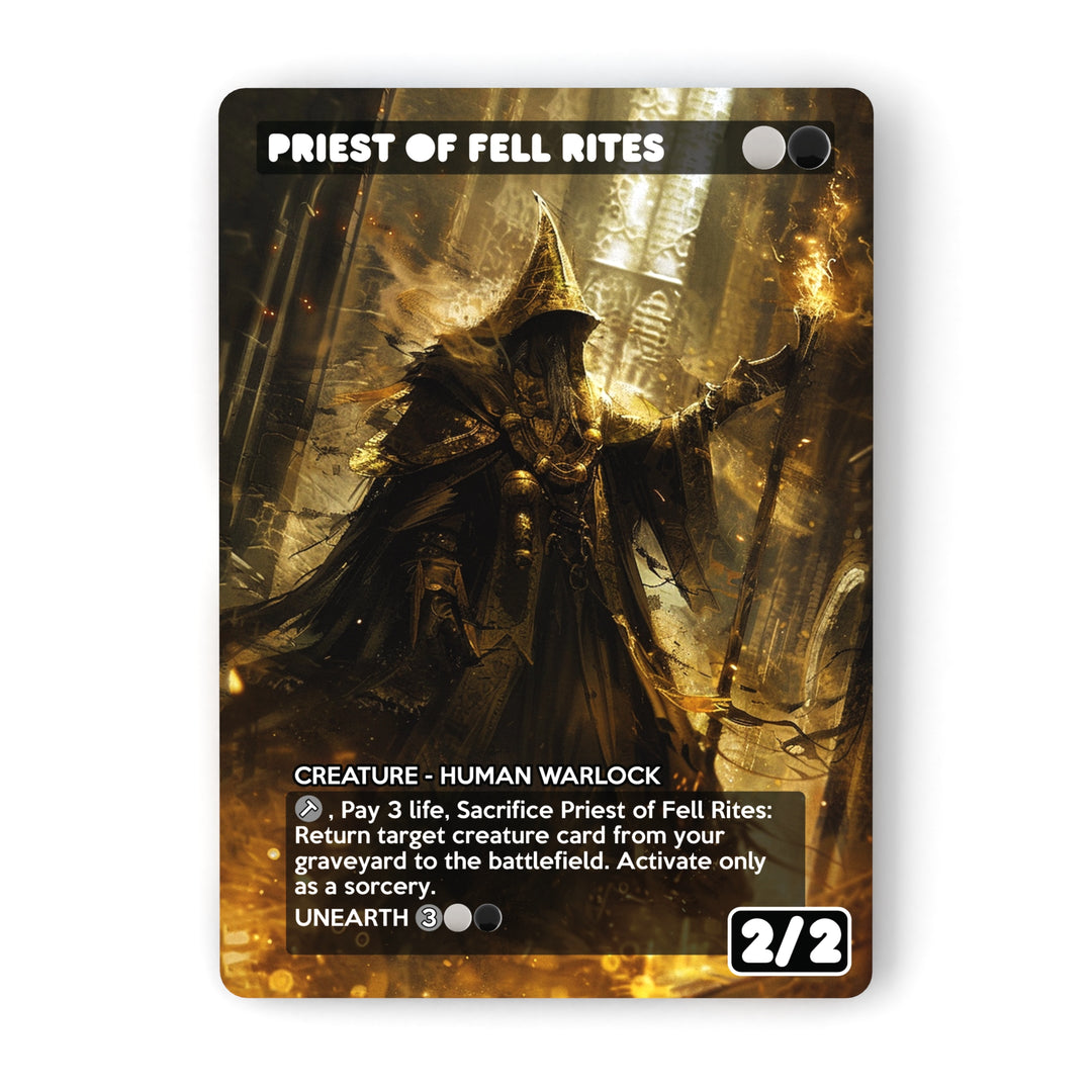 Priest of Fell Rites MTG Proxy