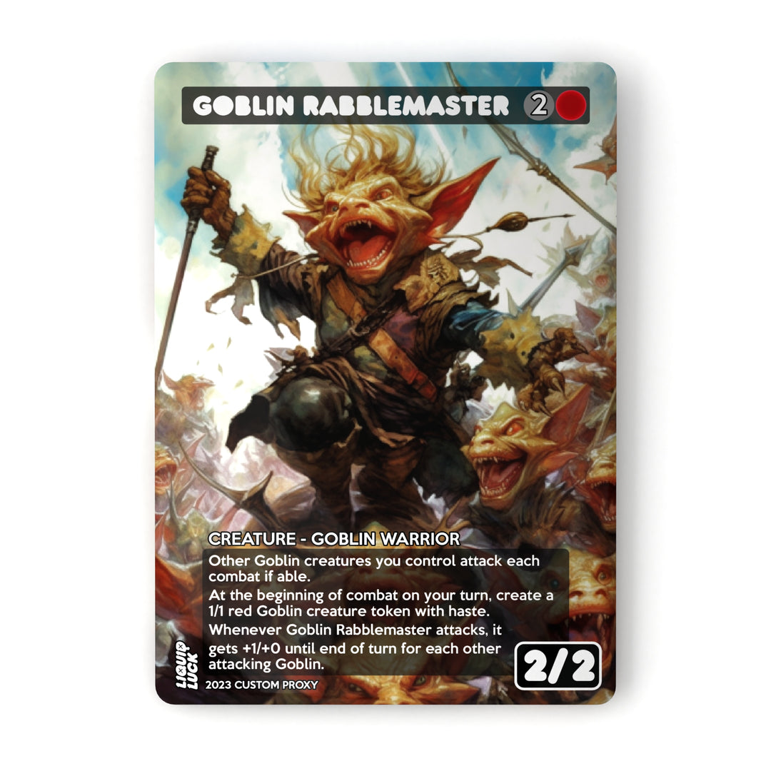 Goblin Rabblemaster MTG Proxy