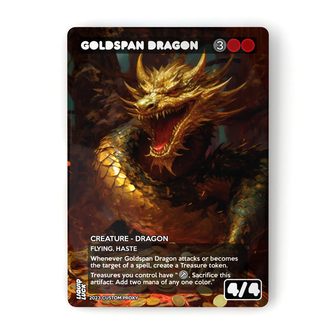 Goldspan Dragon MTG Proxy