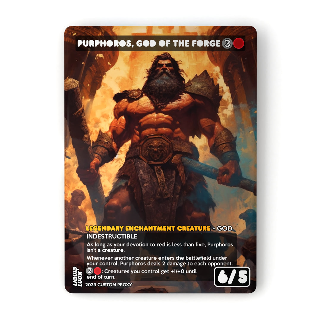 Purphoros, God of the Forge MTG Proxy