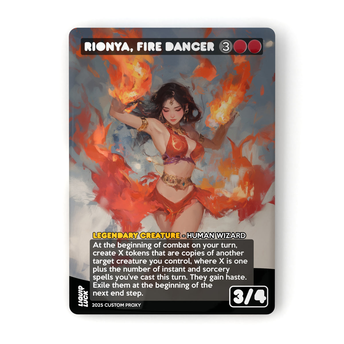 Rionya, Fire Dancer MTG Proxy – Liquid Luck