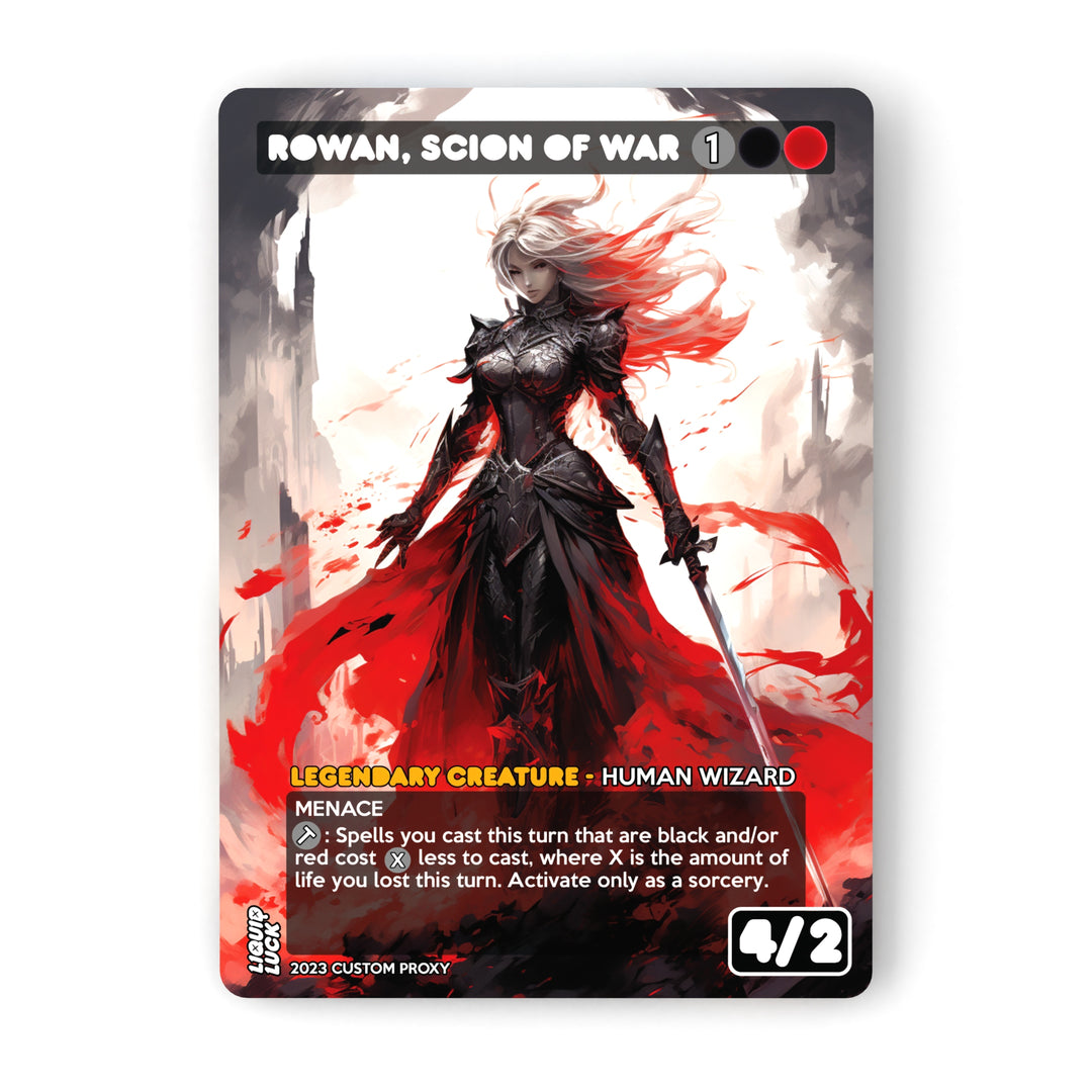 Rowan, Scion of War MTG Proxy