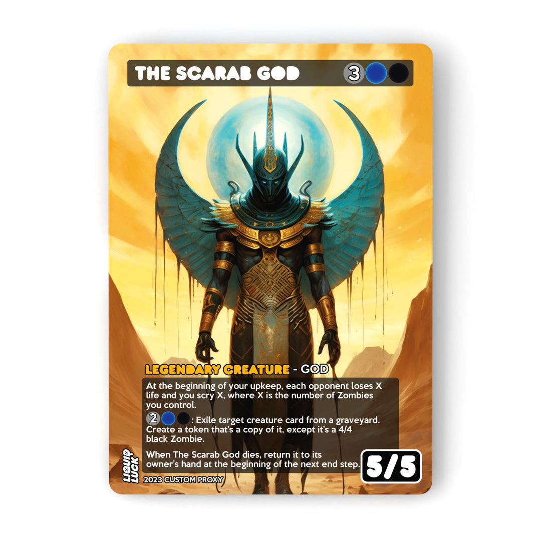 The Scarab God MTG Proxy