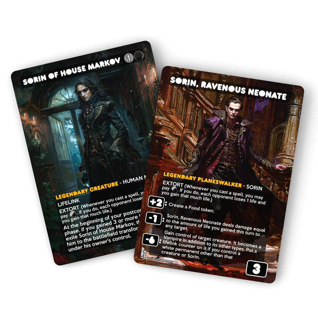 Sorin of House Markov // Sorin, Ravenous Neonate MTG Proxy