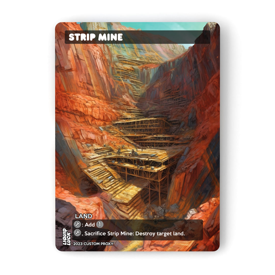 Strip Mine MTG Proxy
