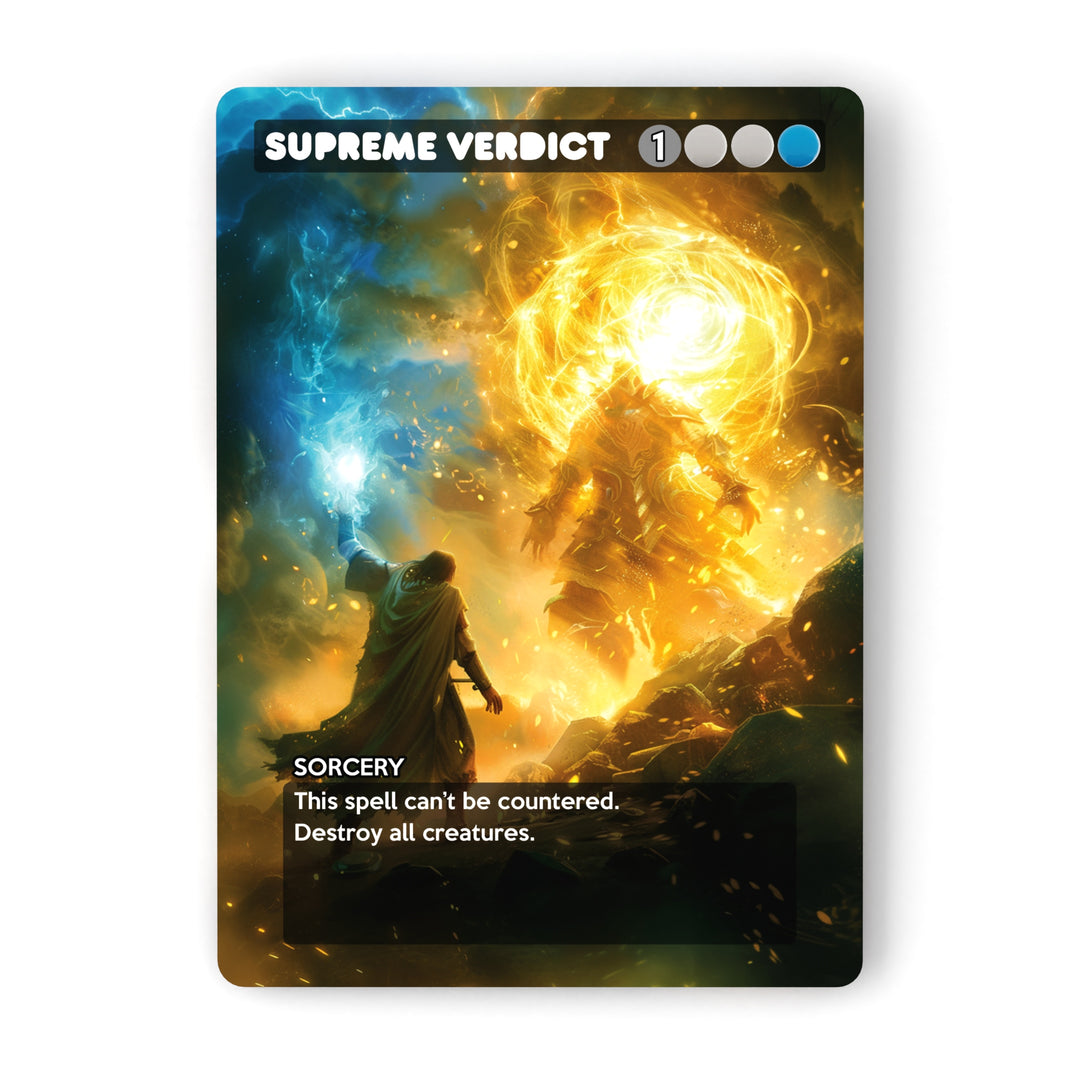 Supreme Verdict MTG Proxy