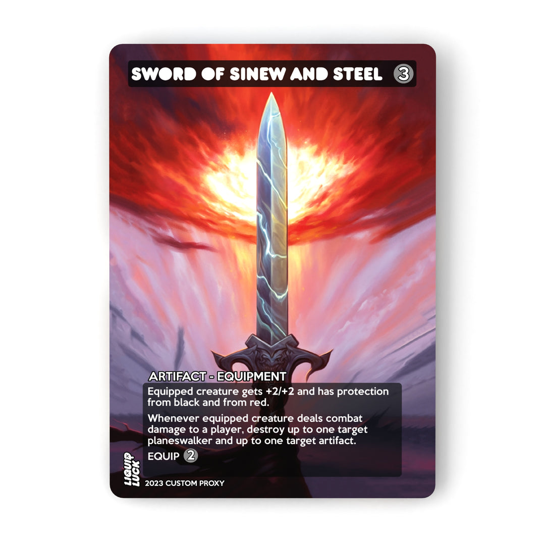 Sword Of Sinew And Steel