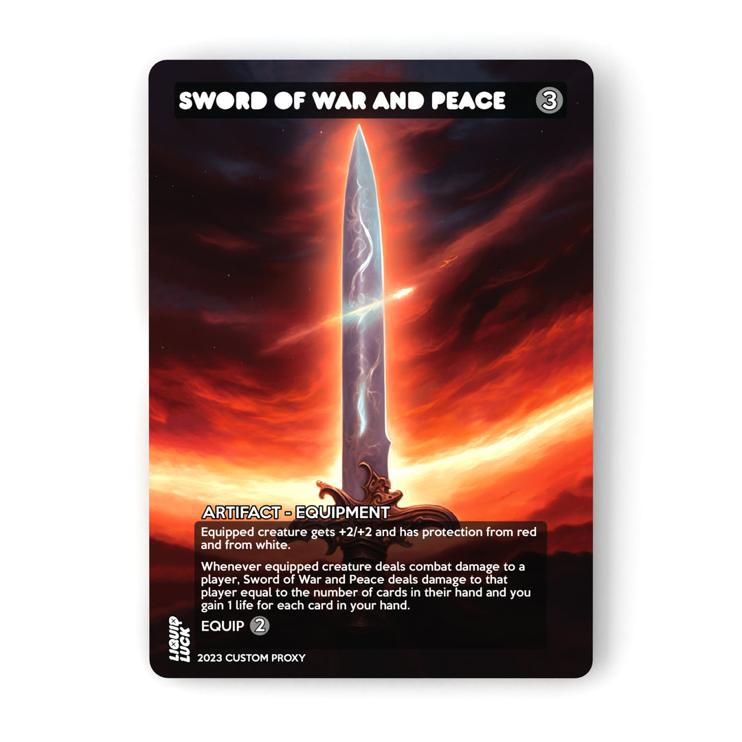 Sword Of War And Peace