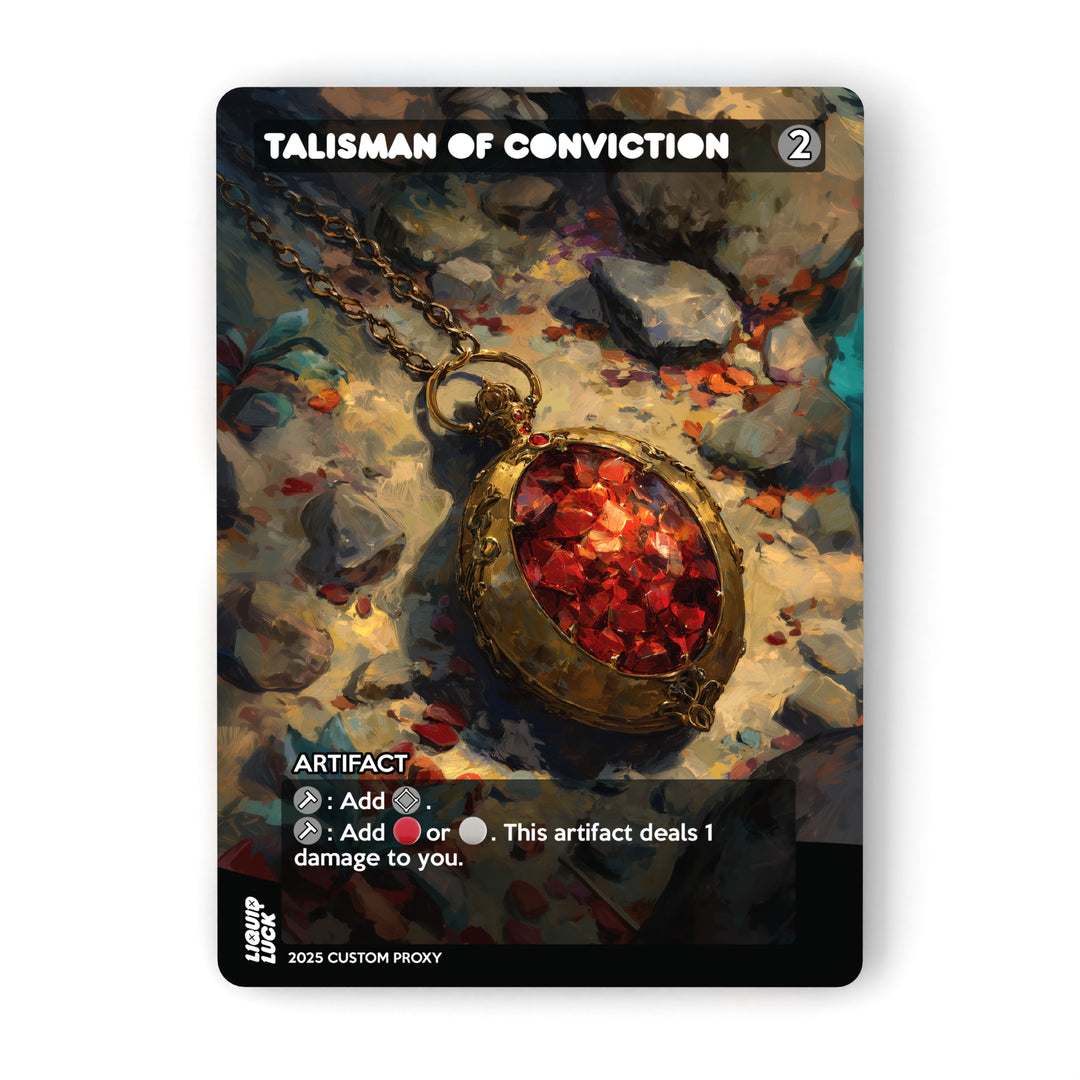 Talisman of Conviction MTG Proxy