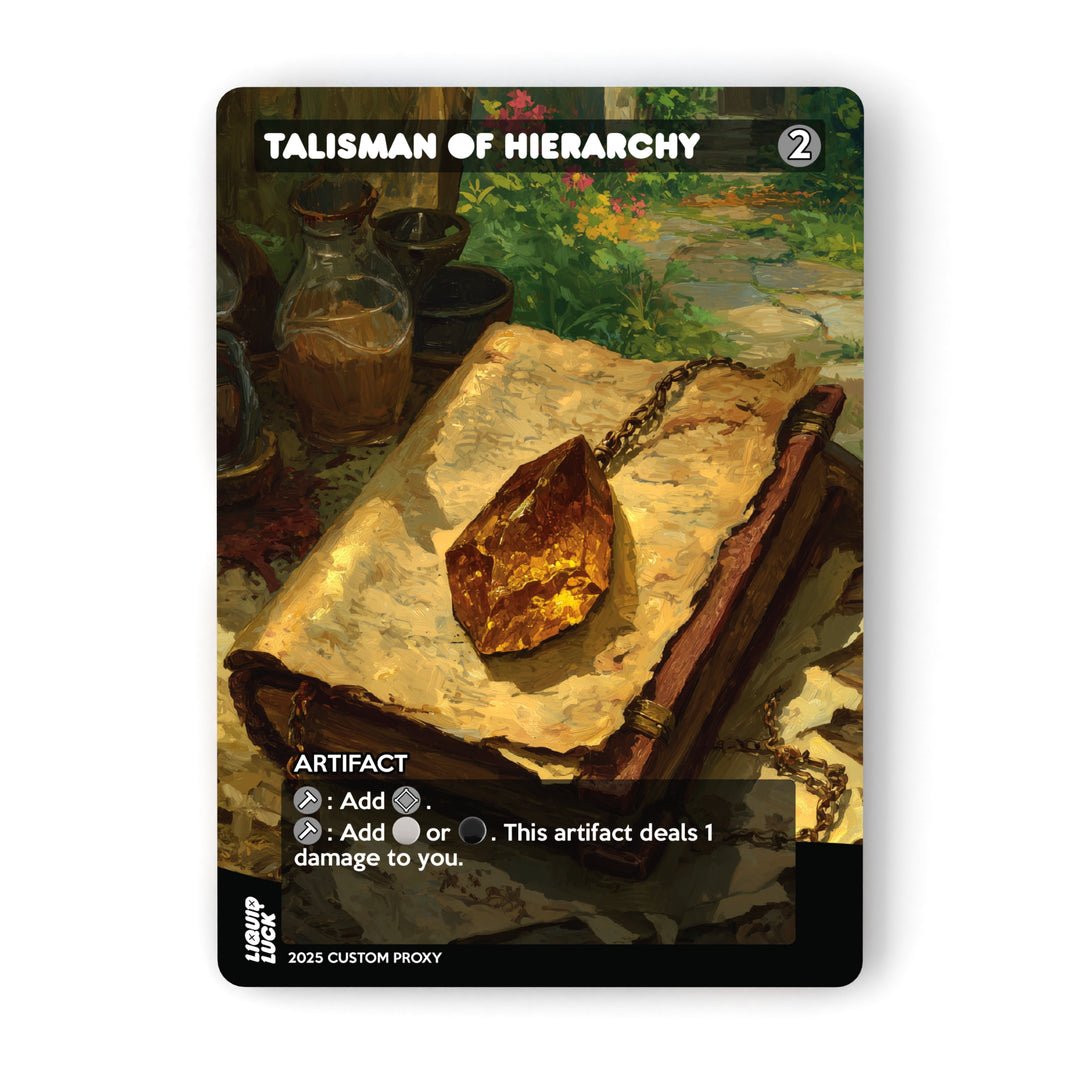 Talisman of Hierarchy MTG Proxy