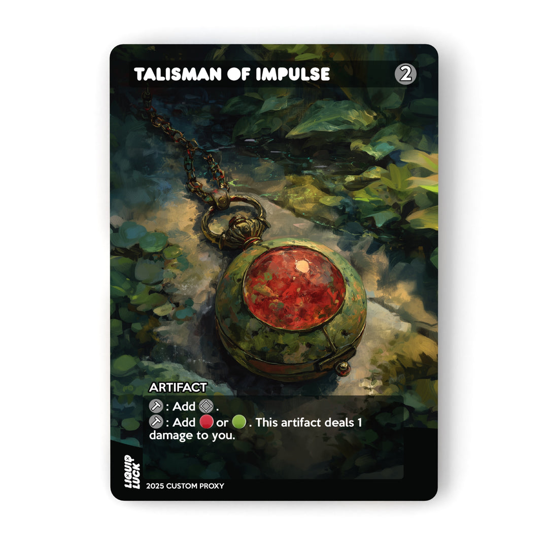 Talisman of Impulse MTG Proxy