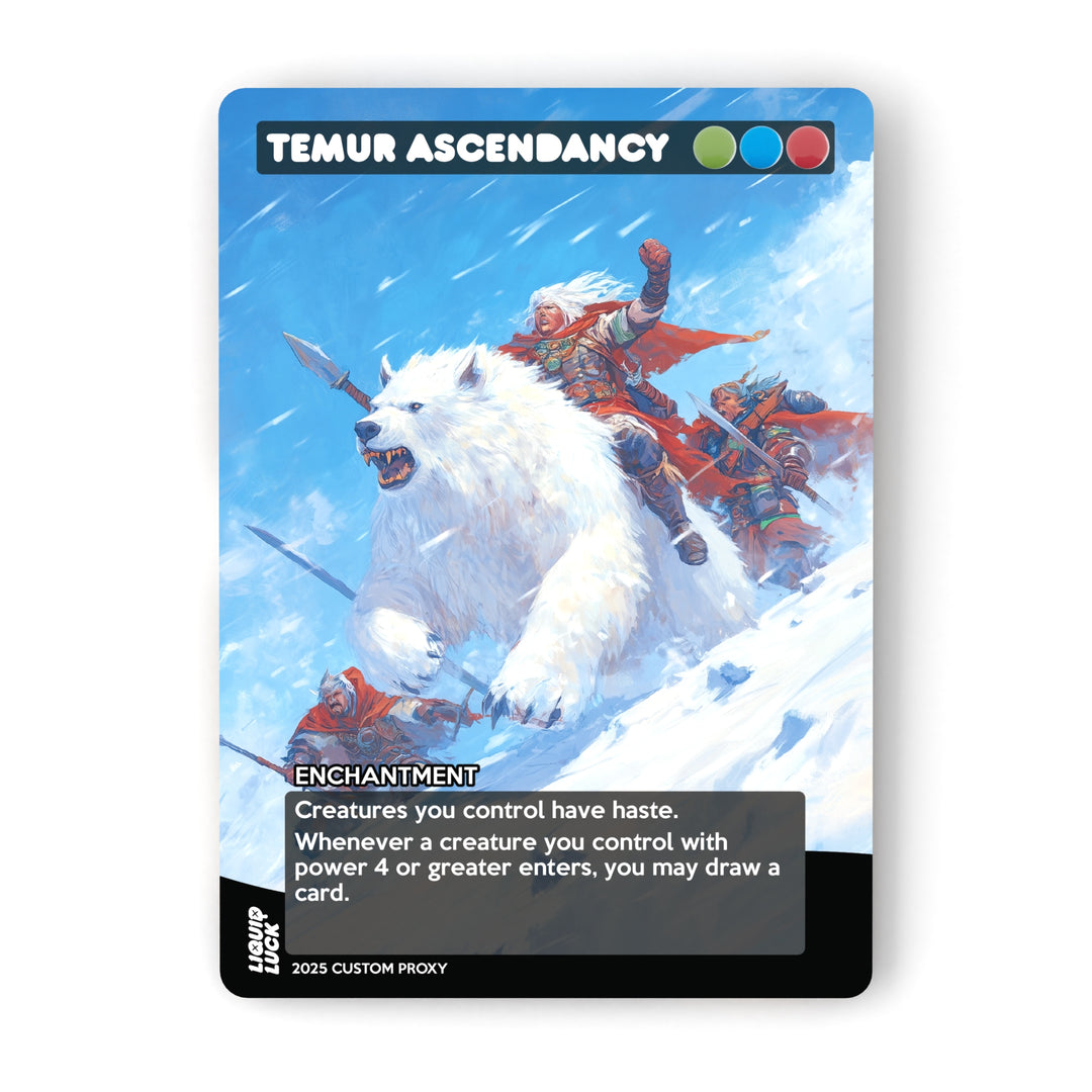 Temur Ascendancy MTG Proxy