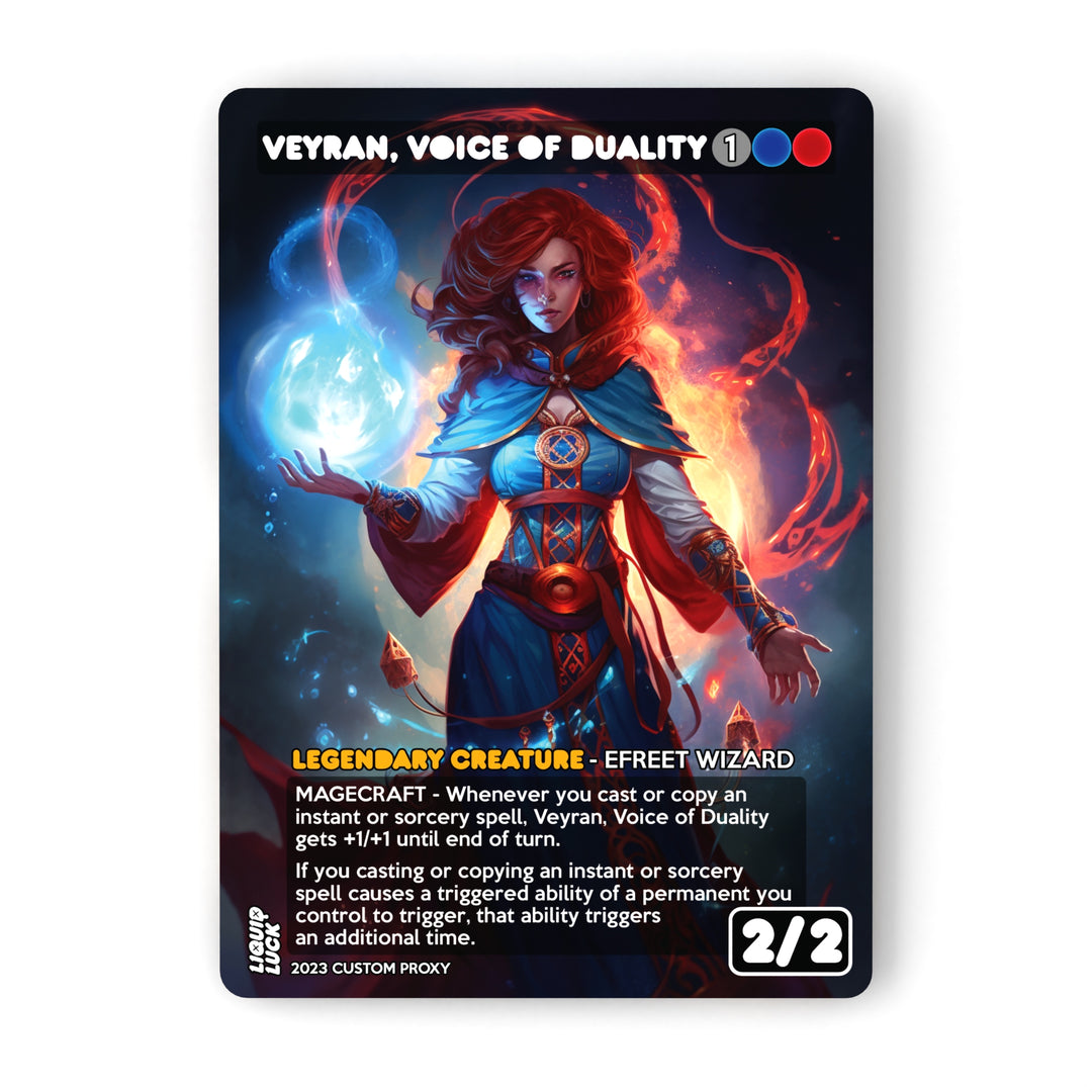 Veyran, Voice of Duality MTG Proxy