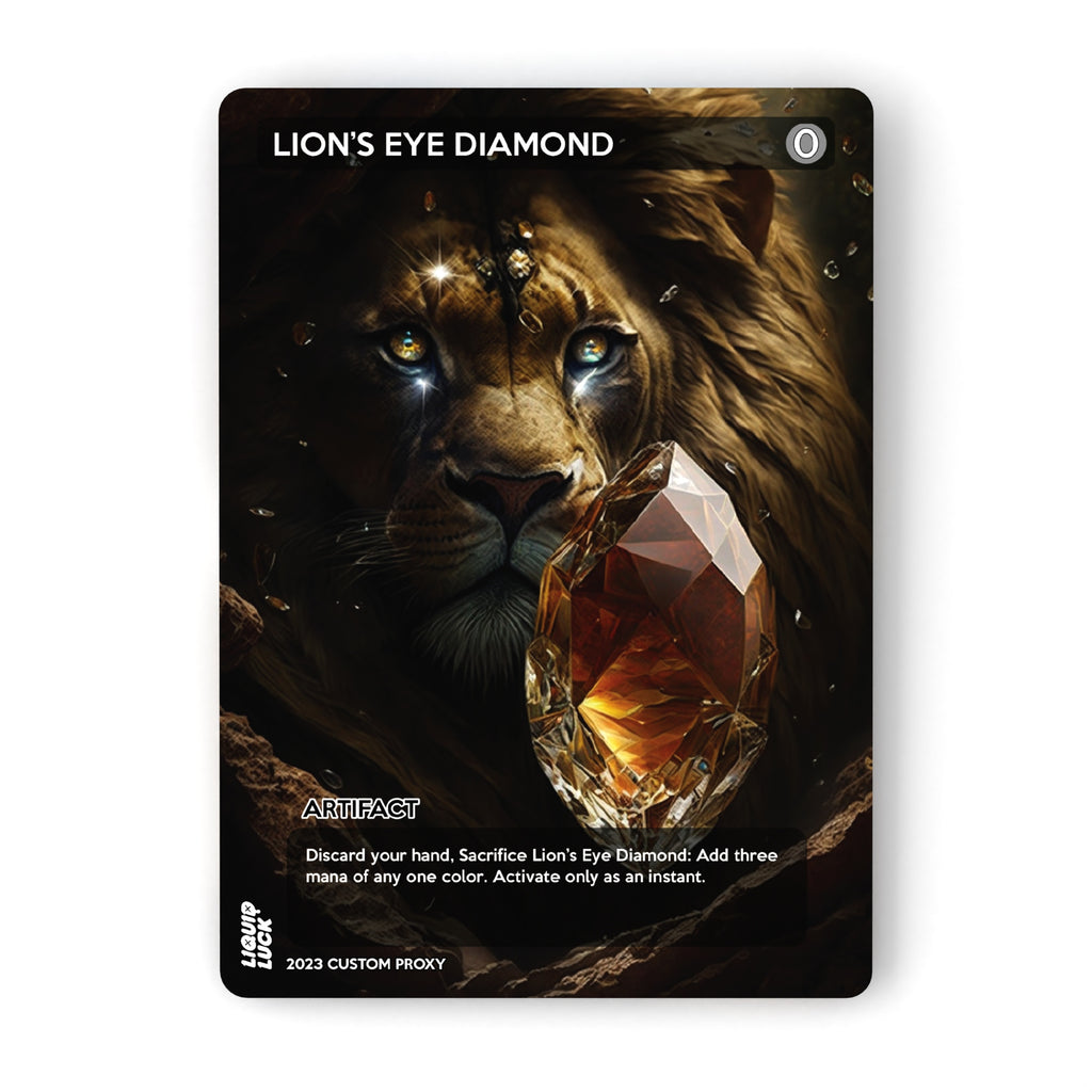 ライオンの瞳のダイアモンド 英語版 / Lion’s Eye Diamond Lion's Eye Diamond – Liquid Luck