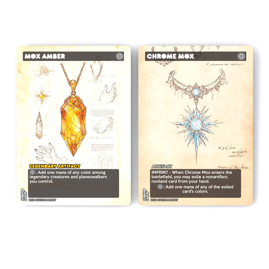 Vintage Mana Rock Artifact Proxy Bundle for EDH