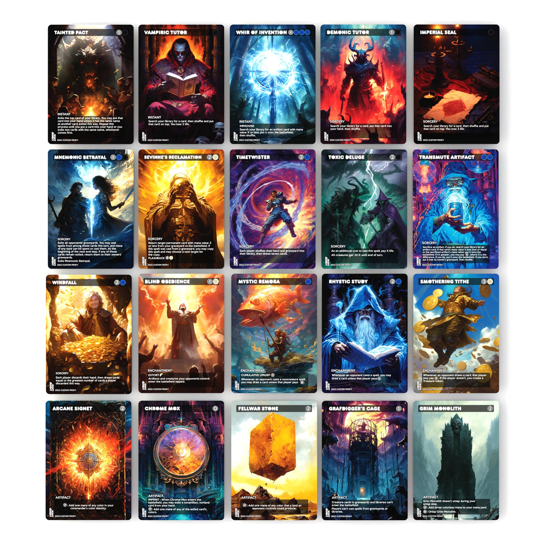 Tivit, Seller of Secrets MTG cEDH Commander Proxy Deck