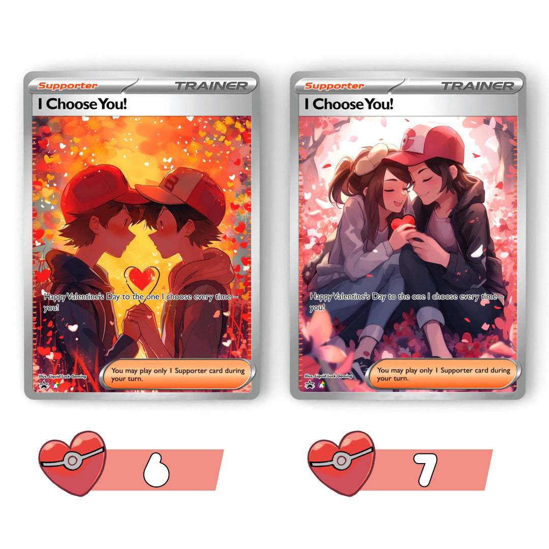 Custom Pokemon Valentines Card | Custom Fan-Art Pokemon Cards | Cute a Liquid Luck Custom Pokemon Valentines Card | Custom Fan-Art Pokemon Cards | Cute a Liquid Luck