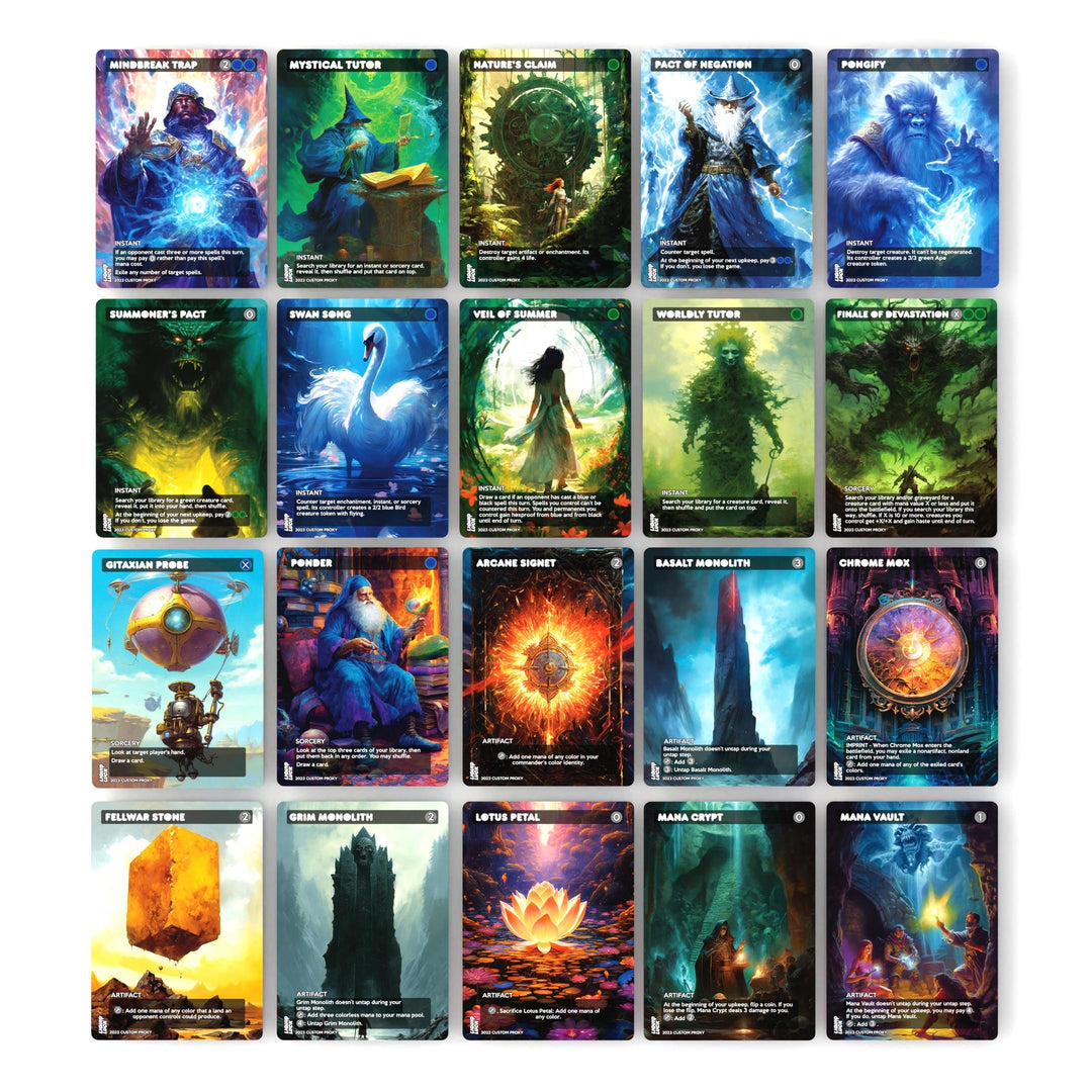 Kinnan, Bonder Prodigy MTG cEDH Commander Proxy Deck