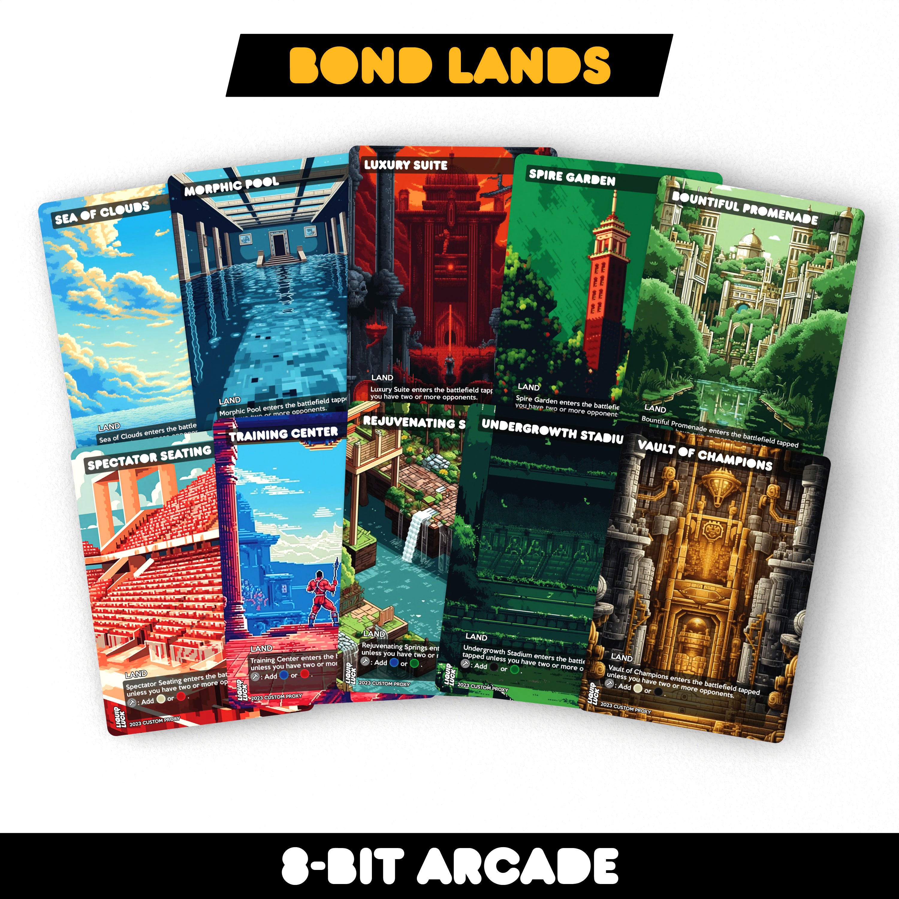MTG Proxy Bond Land Set – 10 Card Ready-to-Play Collection