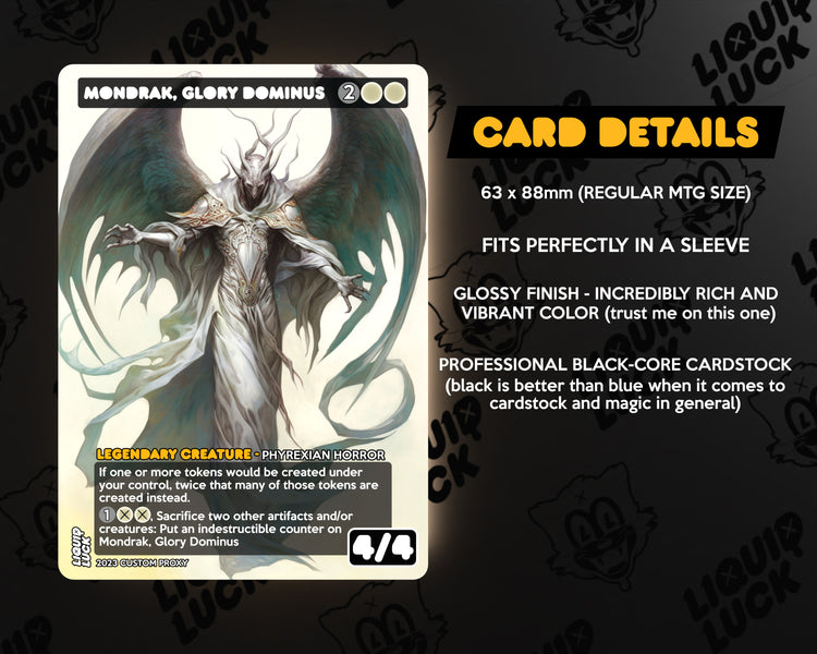 MTG MONDRAK, GLORY DOMINUS 299 FOIL EXC MONDRAK, DOMINUS DELLA - Foto 1