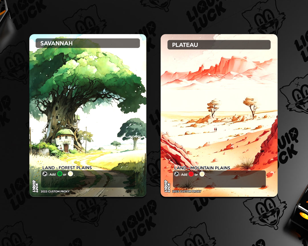 Dual Lands Set [Anime Watercolor]