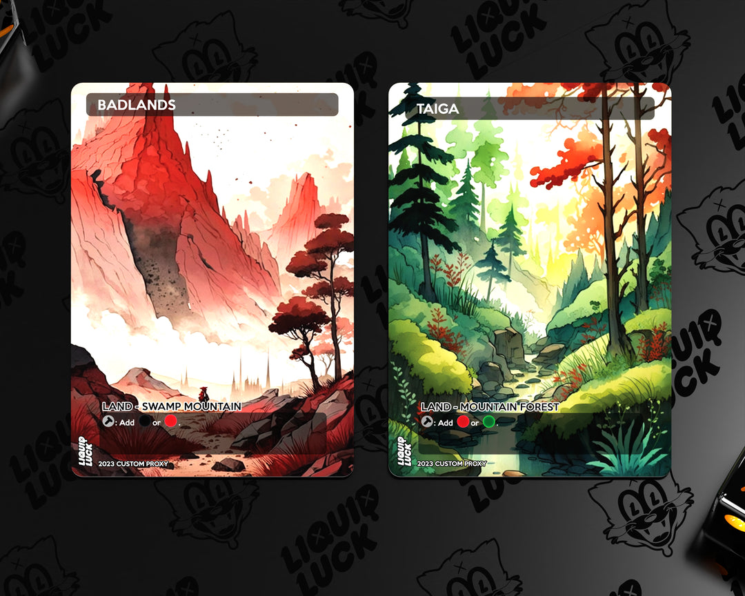 Dual Lands Set [Anime Watercolor]