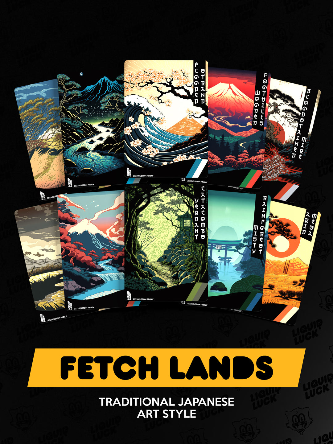 Fetch Lands Set [Traditional Japanese]