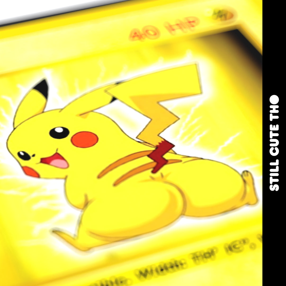 Thicc Pokemon Fan-Art Cards - Funny Collectible Parody Set