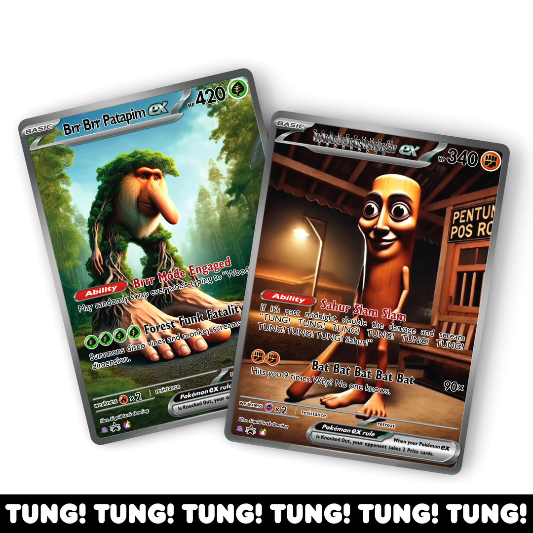 Italian Brainrot Pokemon Cards