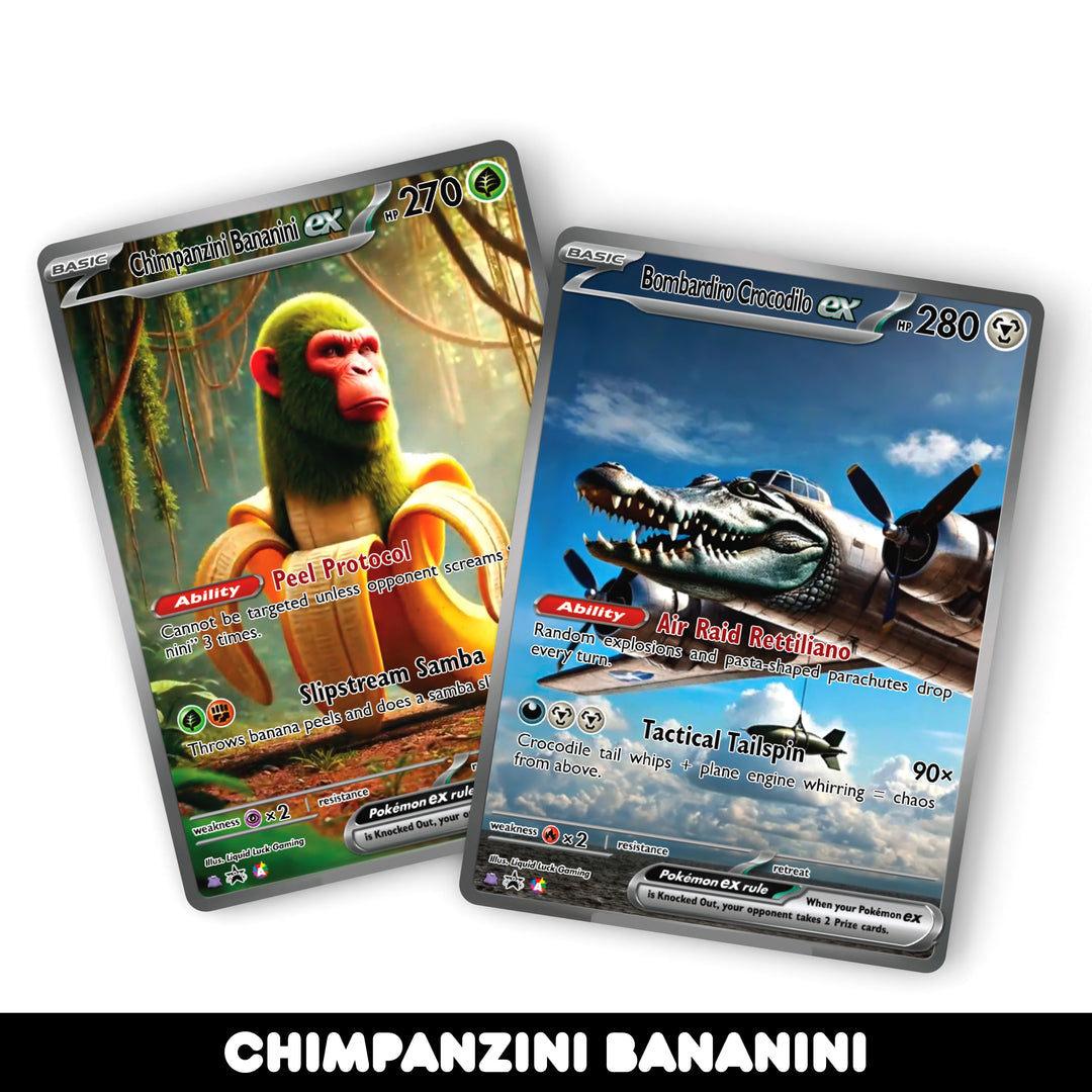 Italian Brainrot Pokemon Cards