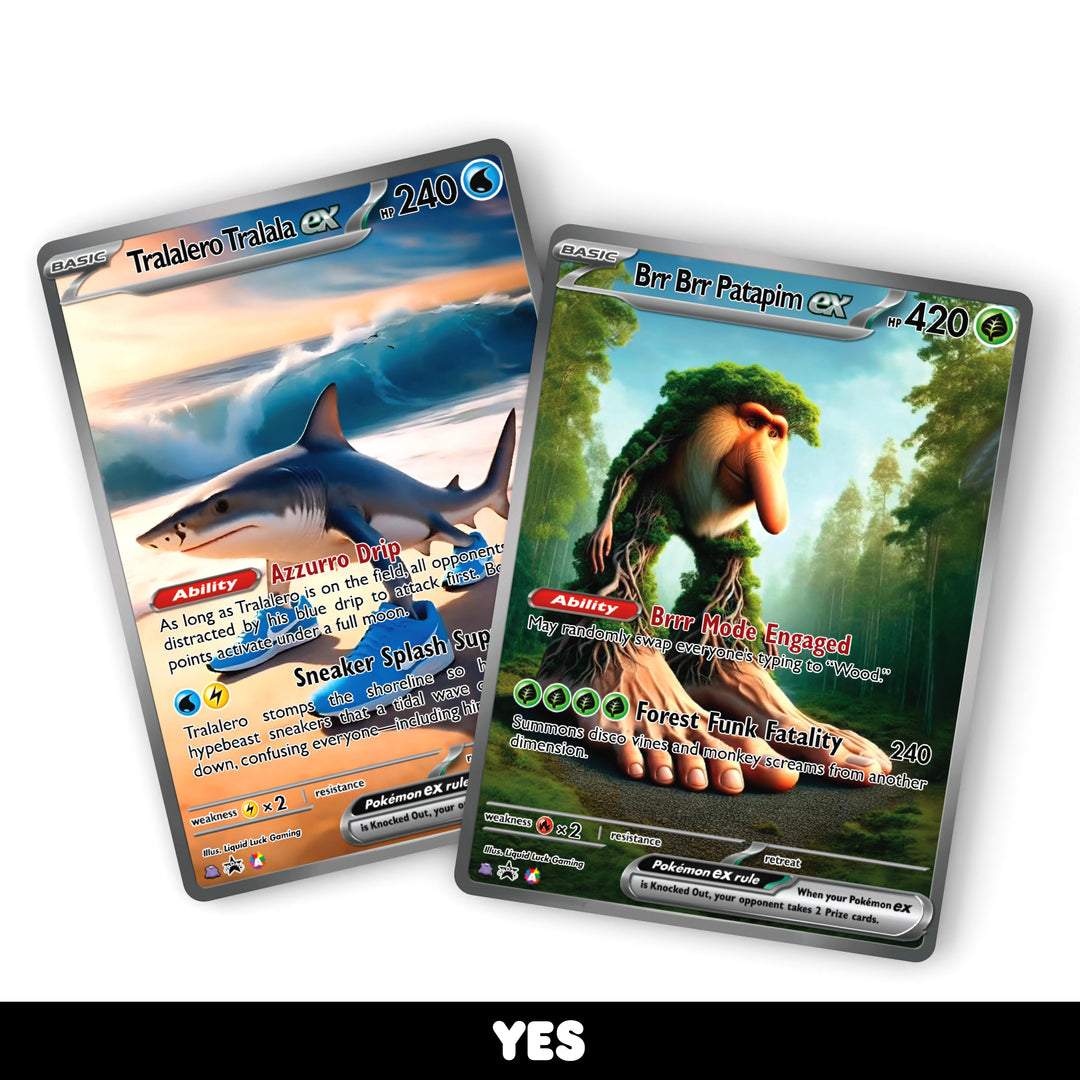 Italian Brainrot Pokemon Cards