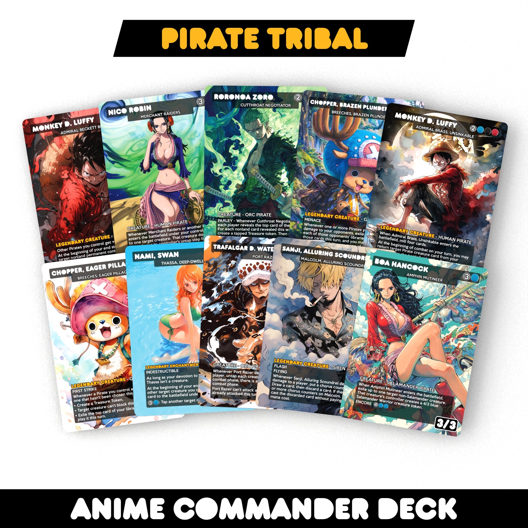 Admiral Brass - One Piece Pirate Tribal Anime Themed MTG Commander E Liquid Luck Admiral Brass - One Piece Pirate Tribal Anime Themed MTG Commander E Liquid Luck